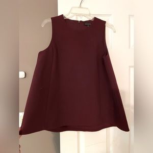 Hi lo suiting shell (deep maroon)